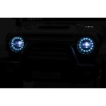 Mamido Mamido Elektrické autíčko OFF ROAD EXTREME 4x4 biele 24V | 200W | 50 kg | EVA | LED | 2,4 Ghz | ECO koža