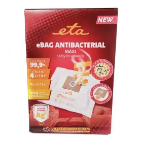 ETA eBag Antibacterial Maxi ETA960068021 vrecká do vysávača / 5ks (ETA960068021)