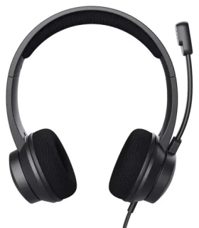 Trust HS-260 čierna / Slúchadlá s mikrofónom / USB / stereo / cez hlavu (25334)