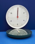 HAY Nástenné hodiny White Ø 26,5 cm
