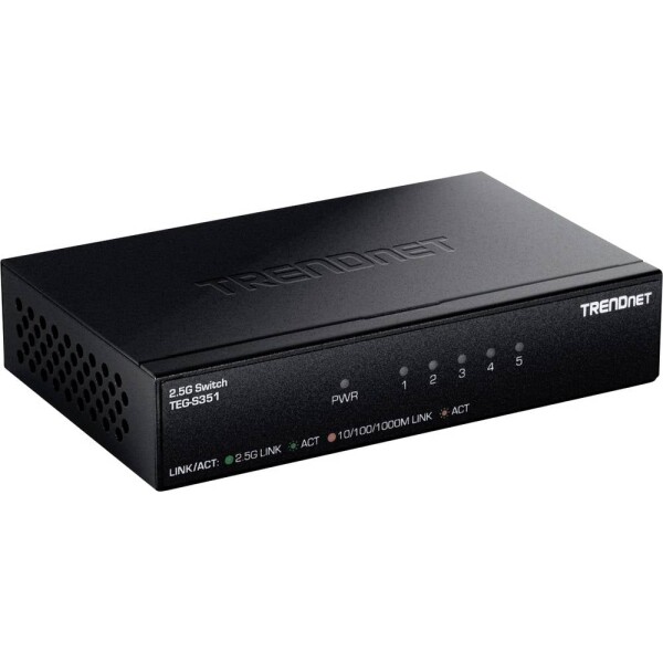 TrendNet 5-Port 2.5G Switch sieťový switch RJ45 5 portů 2.5 GBit/s; TEG-S351