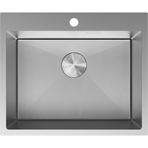 MEXEN - Solix oceľový drez 1-bowl 600 x 500 mm, nerez HC 6408601000-01HC