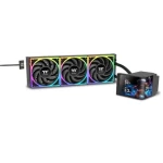 Thermaltake MAGCurve 360 Ultra ARGB čierna / AIO vodný chladič CPU / 3x 120 mm / 2500 RPM / 27.2 dB / 63.25 CFM (CL-W453-PL12SW-A)