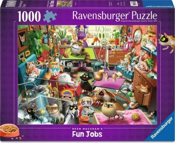 Ravensburger Puzzle Mačacia kaderníčka