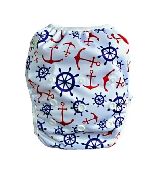 GaGa's Plienkové plavky pre bábätko Kotvy červené (8594197440449)