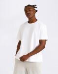Organic Basics True Heavy Boxy Fit Tee White L