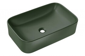 COMAD - Umývadlo na dosku KAMA 60, zelená mat 5907611655269