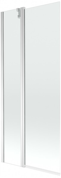 MEXEN - Flip vaňová zástena 1-krídlo 80x150, transparent, chróm 894-080-101-01-00