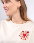 Fjällräven Fjällblomster Logo T-shirt W 113 Chalk white M