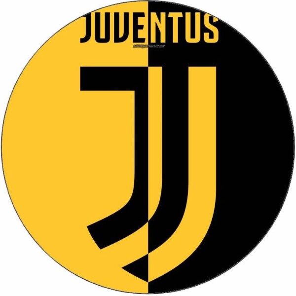 Jedlý papier Juventus Turin logo 19,5 cm - Pictu Hap - Pictu Hap