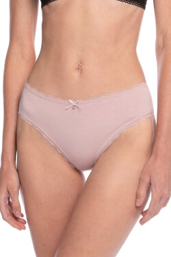DÁMSKE NOHAVIČKY L-1538BI XXL fialovo-růžová XXL