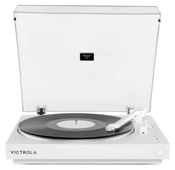 Victrola VPT-800-WHT-INT biela / Automatický gramofón / 2 rýchlostné / BT / RCA / predzosilňovač (100002200212)