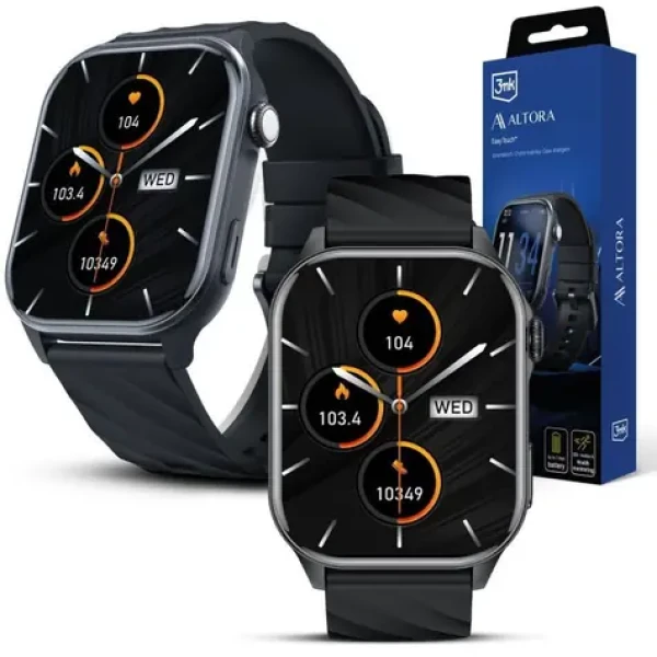 3mk Altora Easy Touch / Chytré hodinky / 2,01 "TFT / Bluetooth 5.4 / IP67