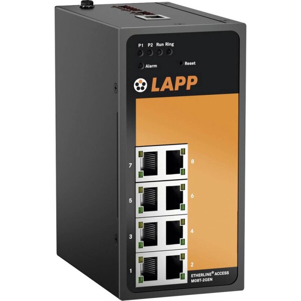 LAPP ETHERLINE® ACCESS M08T-2GEN priemyselný ethernetový switch; 21700126