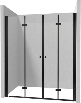 DEANTE/S - Sprchové dvere dvojité skladacie 90x80 KTSXN42P+KTSXN41P KERRIA/0151