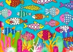 ENJOY Puzzle Ryby so vzorom
