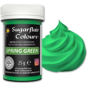 Gélová farba spring green pastelová 25 g - Sugarflair - Sugarflair