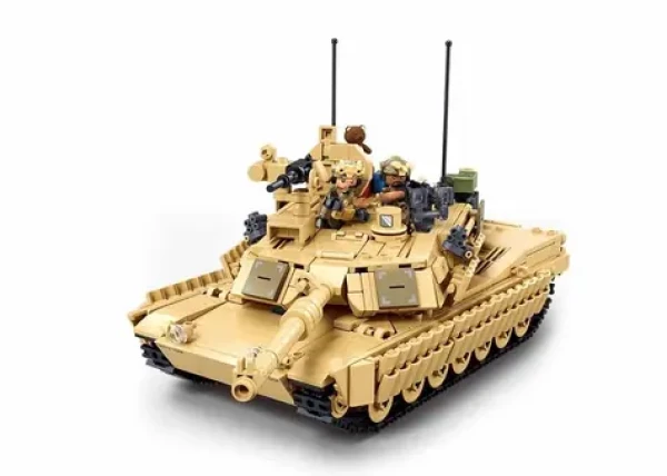 Sluban Model Bricks M38-B1365 Bojový tank M1A2 Abrams TUSK II 2v1/ figúrok|dielikov: 2|988