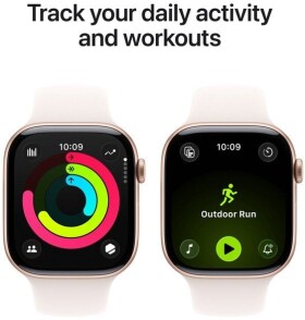 Apple Watch Series 11 46mm Rose Gold /Light Blush Sport Band - M/L