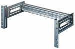Equip DIN lišta pre 19" rack RAL7035 šedá / Modul DIN lišty / 2U / 485 mm (EZR-DIN-4)