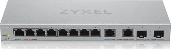 ZyXEL XGS1210-12 V2 / Desktop Switch / 8x RJ45 1G / 2x RJ45 2.5G / 2x SFP+ (XGS1210-12-ZZ0102F)