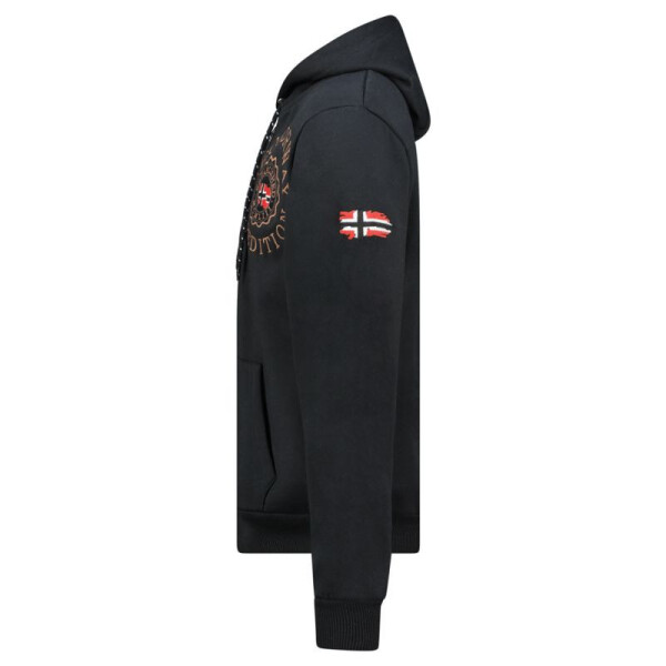 Mikina Geografické Nórsko Geganto DB 100 M WZ3024H/GN-Black men 3XL