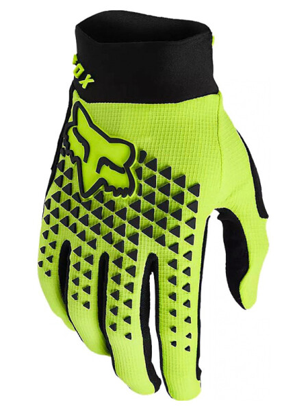 Fox Defend Fluo Yellow cyklistické rukavice - L