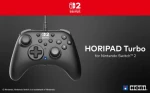 HORI HORIPAD Turbo čierna / Ovládač pre Nintendo Switch 2 / drôtový / USB-A 3M
