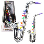 Mamido Hudobný nástroj pre deti Saxofón strieborný