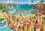 Castorland 105151-2 Puzzle Art Collection: Zábava pri mori