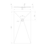 POLYSAN - TRENECA sprchová vanička z liateho mramoru s možnosťou úpravy rozmeru 150x80cm, béžová matná 84305.81