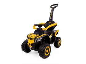 Mamido Mamido Speed ​​MT280 Detské elektrické odrážadlo | autíčko 3v1 s vodiacou tyčou žlté