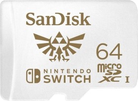 SanDisk Nintendo Switch MicroSDXC 64 GB Class 10 UHS-I/U3 A1 V30 (SDSQXAT-064G-GNCZN)