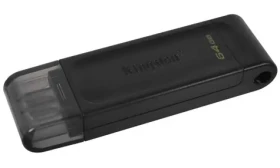 Kingston DataTraveler 70 64GB čierna / Flash Disk / USB 3.2 Gen 1 - (USB-C 3.0) (DT70/64GB)