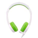 BuddyPhones School - zelená / Detské slúchadlá s mikrofónom / 3.5 mm jack / 1.4 m (BP-SCHOOLP-GREEN)