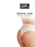 Správne tangá Sensual - Gatta černá M