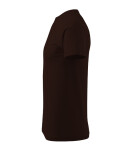 Ťažké nové tričko unisex káva S