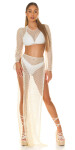 Sexy Koucla Highwaist Net Maxi Skirt / Cover-Up NEONCORALL L/XL