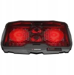 Rampage AD-RC4 čierna / chladiaca podložka / pre notebooky 12.1 - 15.6" / 4 ventilátory / USB-A (AD-RC4)