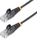 StarTech CAT6 Slim 15m čierna / Patch kábel / RJ-45 / PoE (N6PAT15MBKS)