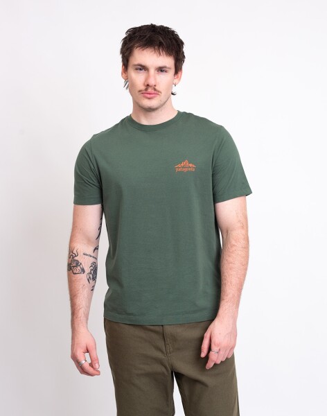 Patagonia M's Cloud Crag T-Shirt Canopy Green L