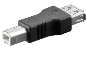 MicroConnect adaptér USB A (F) - USB B (M) čierna / Redukcia USB (USBAFB)