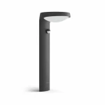Philips Tyla IR 1.2W sivá / LED vonkajšie stĺpové svietidlo / 255LM / 3000K / IP44 / senzor pohybu (8719514476936)