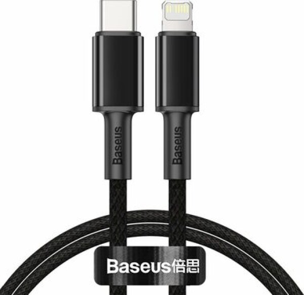 Baseus CATLGD-A01 Kábel USB-C (M) - Lightning (M) 2 m čierna / 20W (CATLGD-A01)