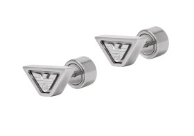 Emporio Armani Fashion oceľové náušnice kôstky EGS3130040