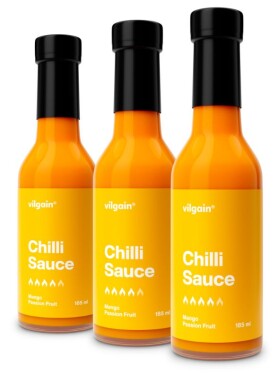Vilgain Chilli omáčka – 3× mango a maracuja 185 ml