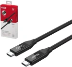 Unitek C14100BK čierna / Kábel USB-C / USB-C (M) - USB-C (M) / 0,8 m (C14100BK-0.8M)