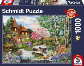 Schmidt Puzzle Dom pri jazere