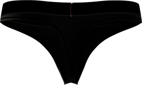 Dámske tangá LOGO WAISTBAND THONG UW0UW04146BDS čierne Tommy Hilfiger