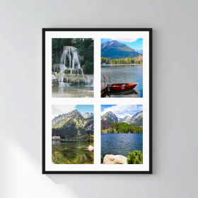 Personalizovaný magický fotob obraz v ráme – 30×40 – koláž fotografií